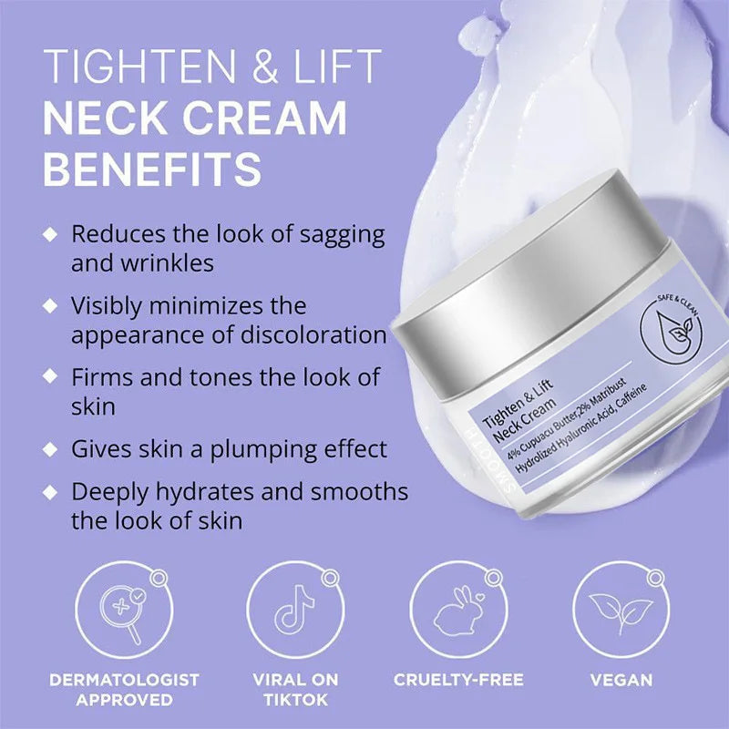 Neck Cream Face Lifting Firming Lightening Smoothing Care Lotion Moisturizer Neck Rejuvenation Cream New 2024