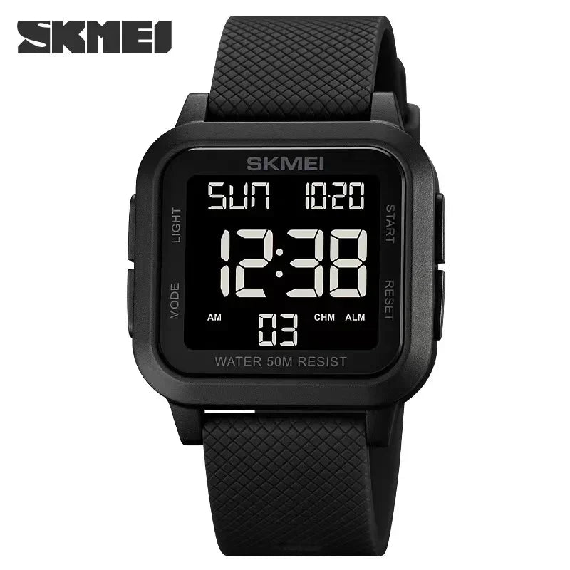 SKMEI1894 Men Alarm Chrono Clock 5Bar Waterproof Military Watches LED Display Shock Digital Watch reloj hombre Outdoor Sport Wat