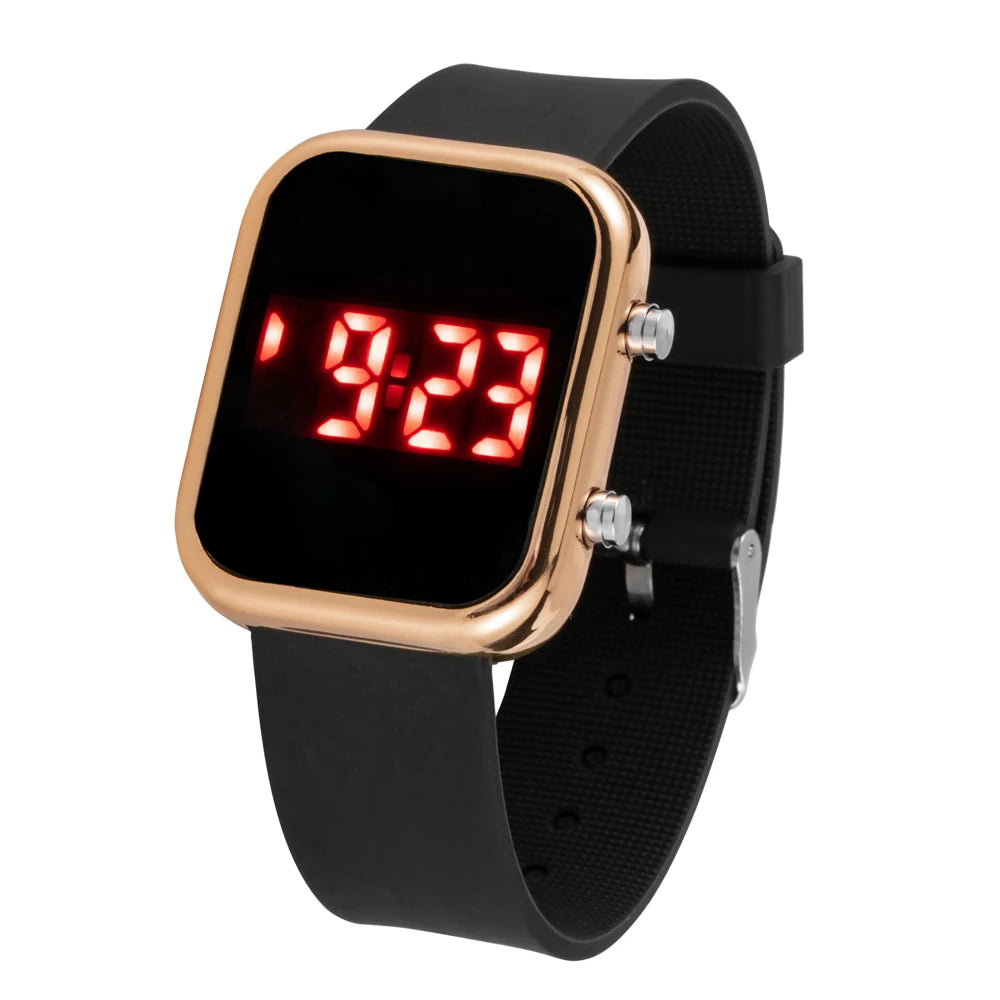 Fashion Casual Sports Men's Watch LED Digital Watches Electronics Wrist Watches for Men Women Square Clock Relogio Masculino