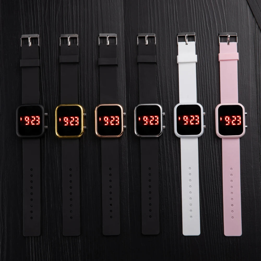 Fashion Casual Sports Men's Watch LED Digital Watches Electronics Wrist Watches for Men Women Square Clock Relogio Masculino